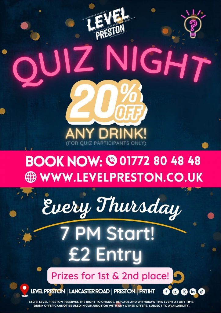 Quiz Night in Preston City Centre